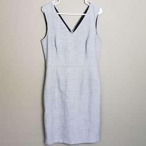 Grey Sleeveless Banana Republic Pencil Dress